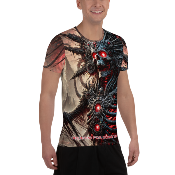 Regent of Ruin All-Over Print Men's Athletic T-Shirt – "Designed for Domination" - Image 4