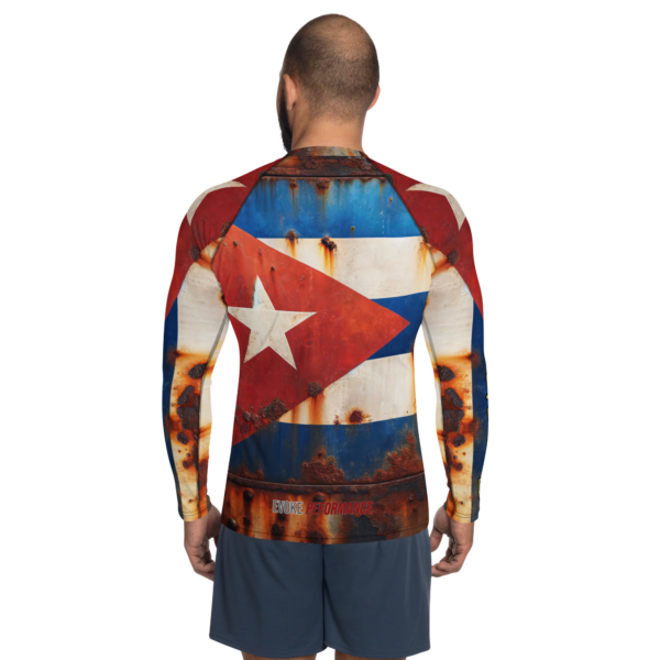 Men’s Combat Sports Rash Guard - Cuban Legacy Design with Sun Protection - Image 2