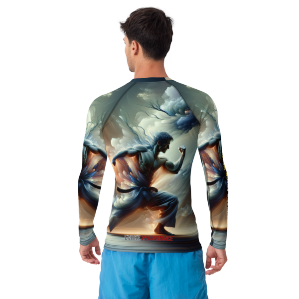 Men's Long Sleeve Rash Guard – Martial Spirit Ascendant | Combat Sports & Outdoor Protection - Image 2