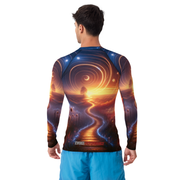 Celestial Dreamway Rash Guard - Long Sleeve UPF 50+ Sports Shirt for Men - Image 2