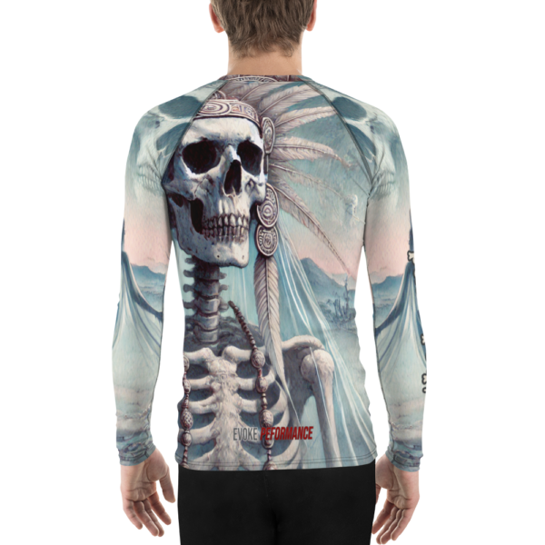 Aztec Emissary of the Underworld - All-Over Print Men's Rash Guard - Image 2