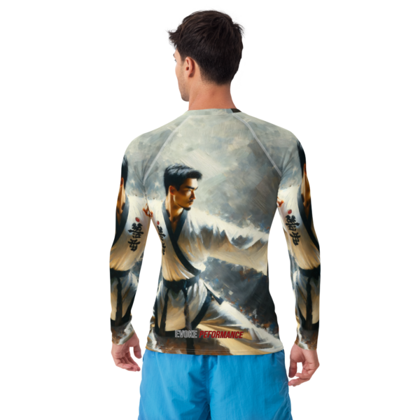 Essence of the Way - All-Over Print Men’s Rash Guard for Martial Arts - Image 2