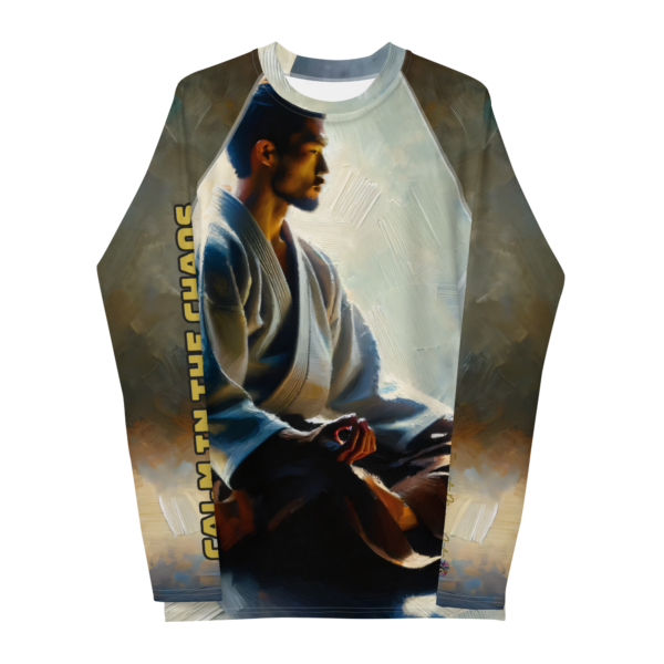 Zen Resonance Martial Arts Long Sleeve Rash Guard - UPF 50+ Protection - Image 2