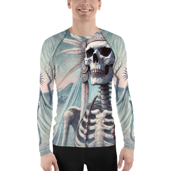 Aztec Emissary of the Underworld - All-Over Print Men's Rash Guard