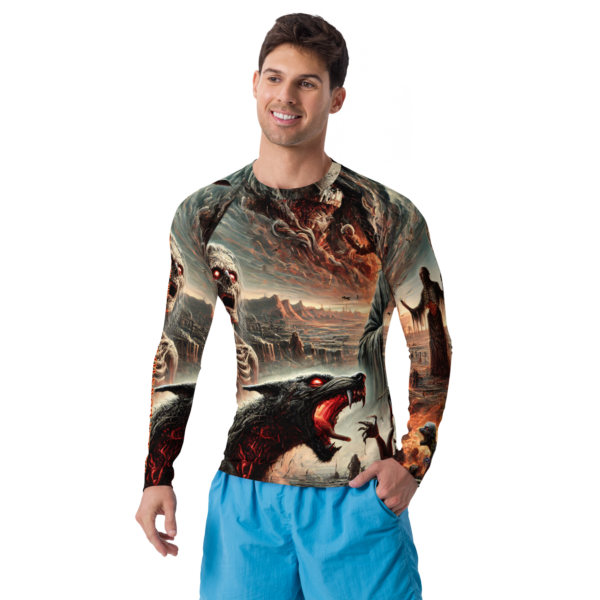 Erlik’s Dominion – All-Over Print Men's Rash Guard | EVOKE Performance