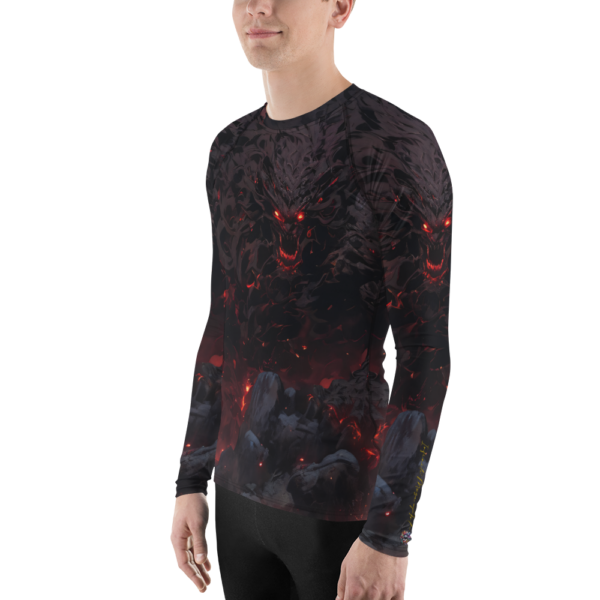 Infernal Overlord - Men's Long Sleeve Rash Guard - Image 3