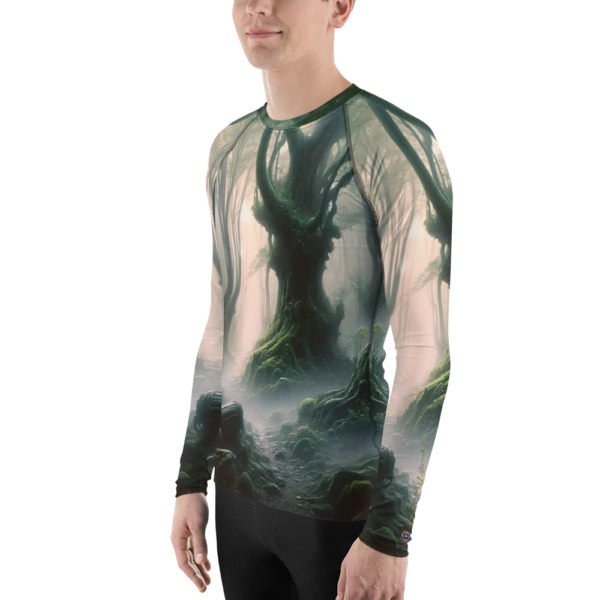 Enchanted Forest Mystic Dawn Men's All-Over Print Rash Guard - Image 2