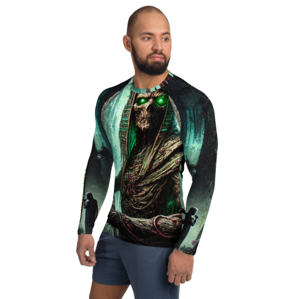 Osiris Ascendant All-Over Print Men's Rash Guard – Ancient Tactics and Modern Triumphs - Image 3