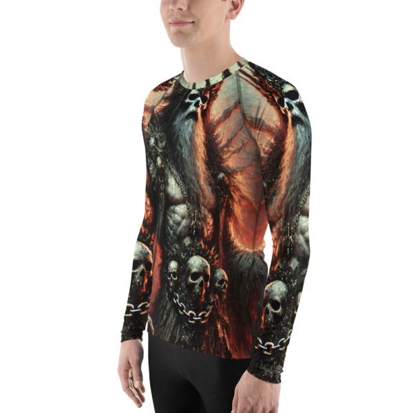 Hades Throne Men's All-Over Print Rash Guard – EVOKE Performance Collection - Image 3