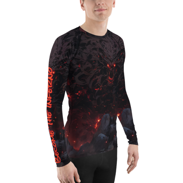 Infernal Overlord - Men's Long Sleeve Rash Guard - Image 4