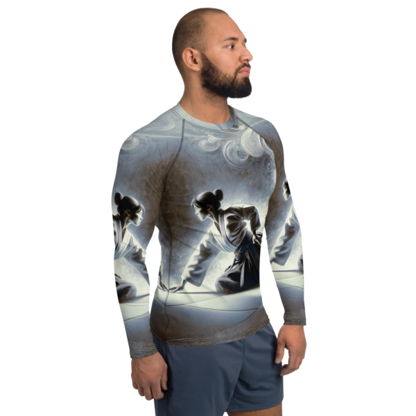 Celestial Kata Men's Long Sleeve Rash Guard - UPF 50+ Sun Protection - Image 4