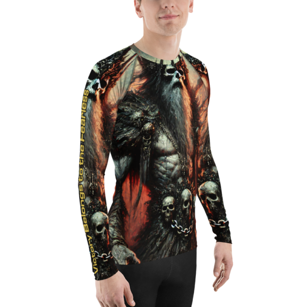 Hades Throne Men's All-Over Print Rash Guard – EVOKE Performance Collection - Image 4