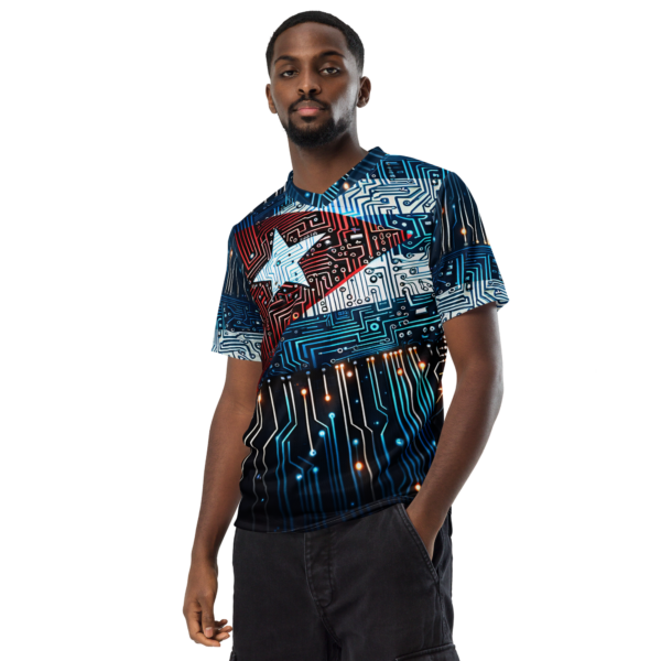 Digital Revolution: Cuba Unbound Combat Sports Jersey – Unisex Performance Shirt - Image 3