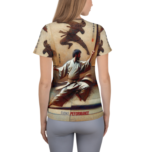 Martial Symphony Women's All-Over-Print Athletic Shirt - Perfect for Combat Sports and Outdoor Enthusiasts - Image 2