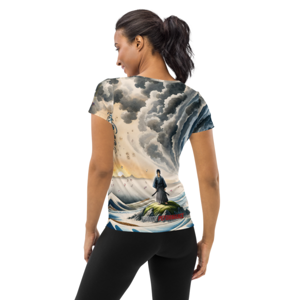 Warrior’s Tempest Women's All-Over-Print Athletic Shirt – Perfect for Combat Sports and Outdoor Enthusiasts - Image 2