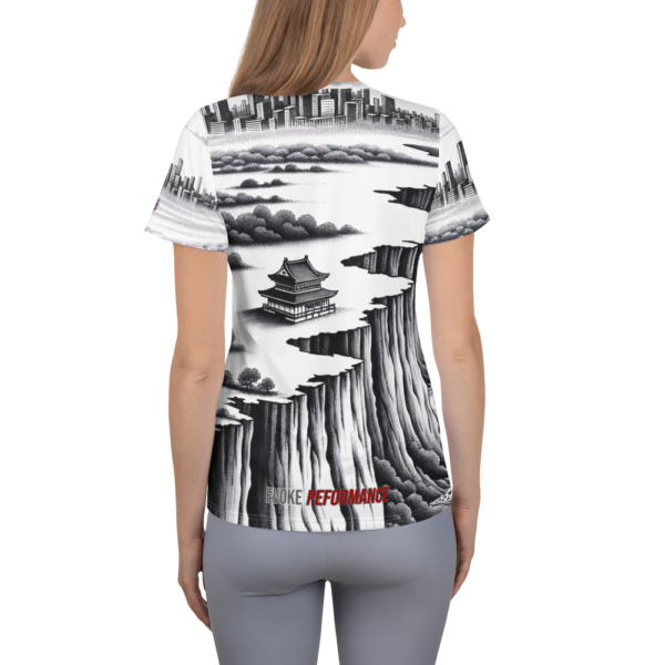 Bridging Realms Women's All-Over Print Athletic Shirt – Martial Arts and Combat Sports Enthusiast Gear - Image 2