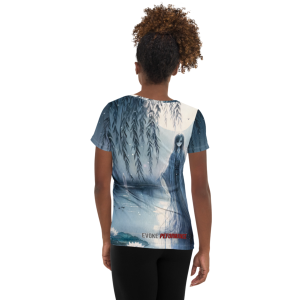 Spectral Serenity Women's All-Over Print Athletic Shirt - Image 2