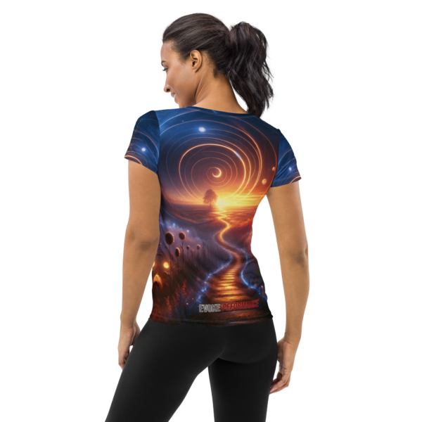 Celestial Dreamway Women's All-Over Print Athletic Shirt – Perfect for Combat Sports and Outdoor Activities - Image 2