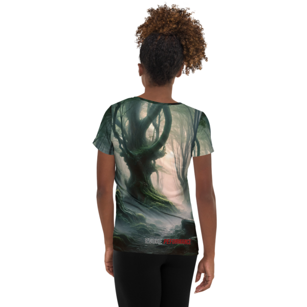 Evoke Performance Women's Mystic Forest Athletic Tee - Image 2