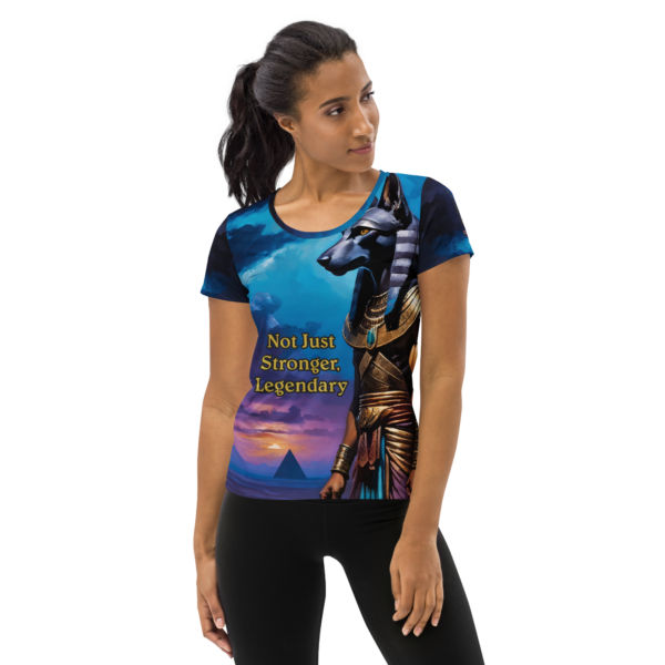 Guardian of the Underworld - Anubis Athletic Shirt for Women