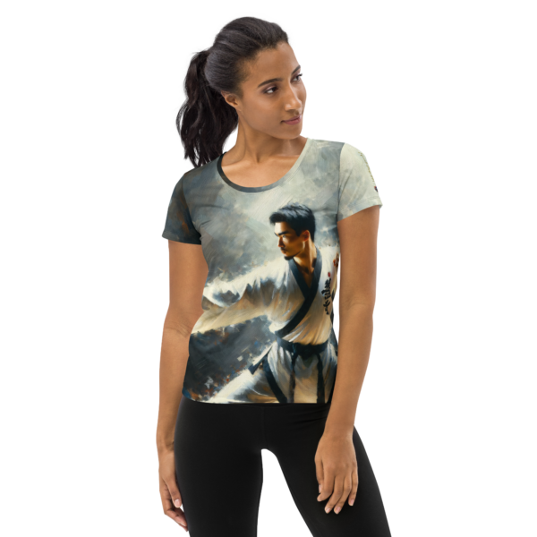 EVOKE Performance Essence of the Way - Women's All-Over Print Athletic T-Shirt