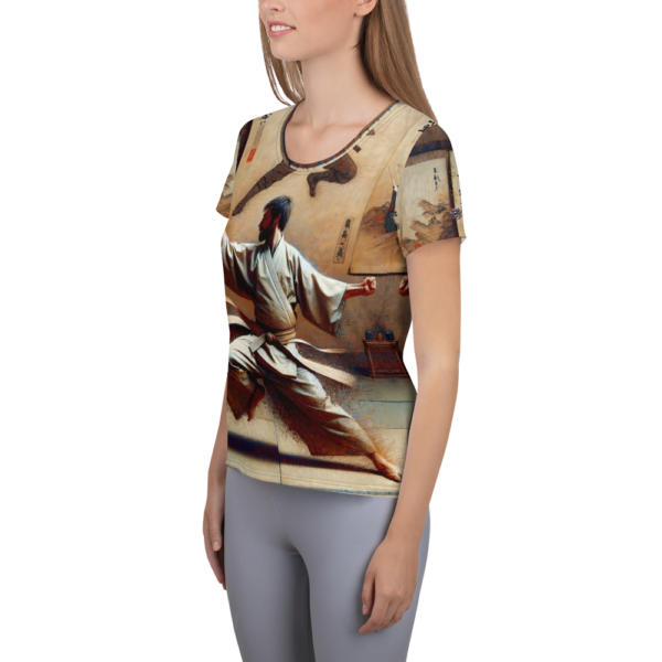 Martial Symphony Women's All-Over-Print Athletic Shirt - Perfect for Combat Sports and Outdoor Enthusiasts - Image 3