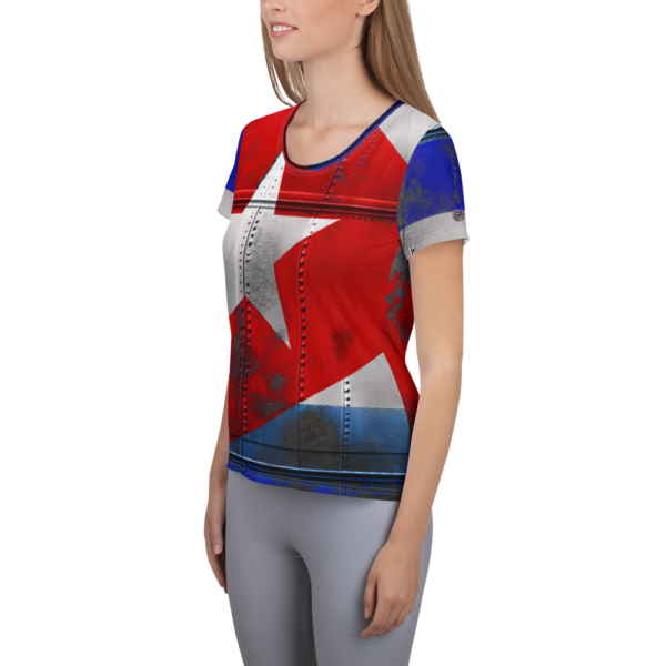 Starred Symmetry Athletic Shirt for Women - Combat Sports Edition - Image 3