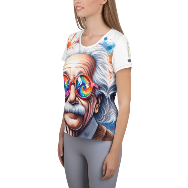 EVOKE Performance Whimsical Wisdom Women’s Athletic T-Shirt - Image 3