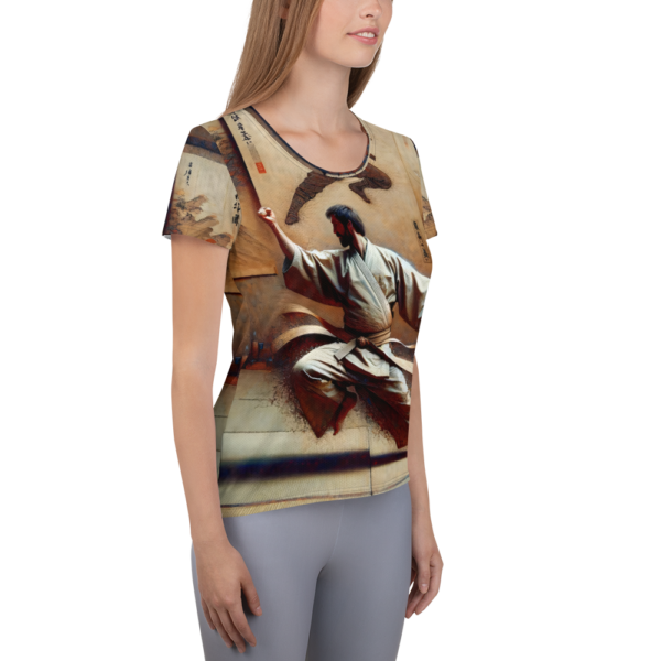 Martial Symphony Women's All-Over-Print Athletic Shirt - Perfect for Combat Sports and Outdoor Enthusiasts - Image 4