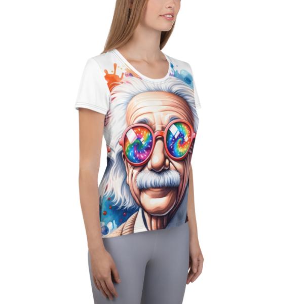 EVOKE Performance Whimsical Wisdom Women’s Athletic T-Shirt - Image 4