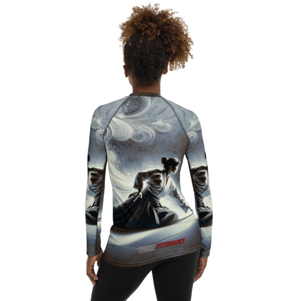 Celestial Kata Women’s Long Sleeve Rash Guard - UPF 50+ Protection - Image 2