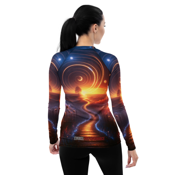 Celestial Dreamway Women's Long-Sleeve Rash Guard - Image 2