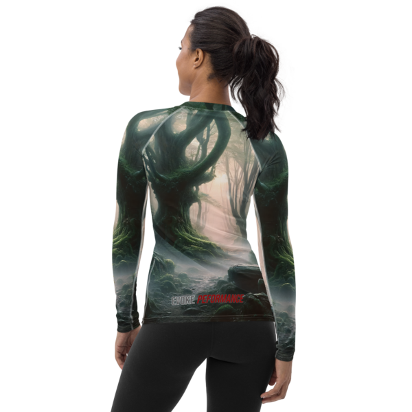 Enchanted Forest Mystic Dawn Women's Rash Guard - Image 2