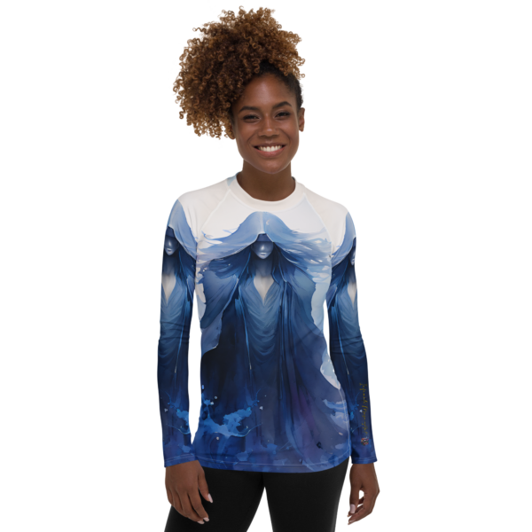 Whisper of the Abyss Women's Long-Sleeve Rash Guard