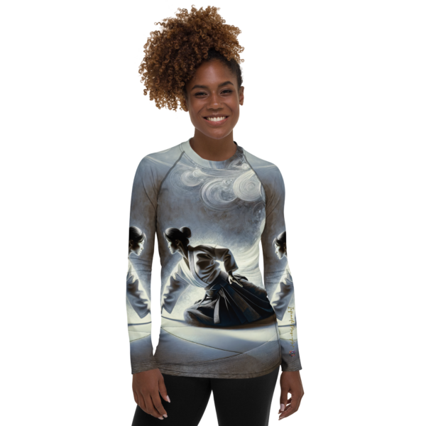 Celestial Kata Women’s Long Sleeve Rash Guard - UPF 50+ Protection