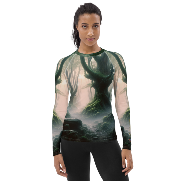 Enchanted Forest Mystic Dawn Women's Rash Guard