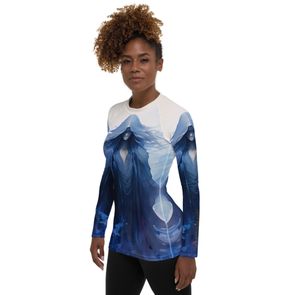 Whisper of the Abyss Women's Long-Sleeve Rash Guard - Image 3