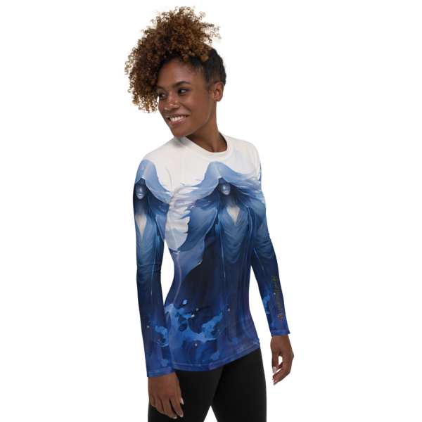 Whisper of the Abyss Women's Long-Sleeve Rash Guard - Image 4