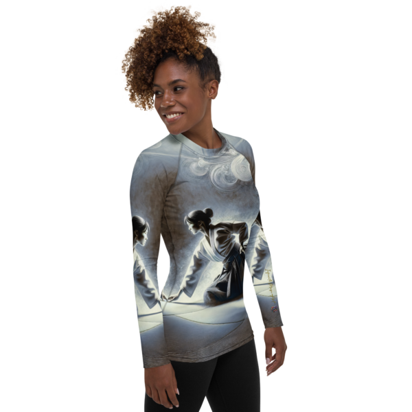 Celestial Kata Women’s Long Sleeve Rash Guard - UPF 50+ Protection - Image 4