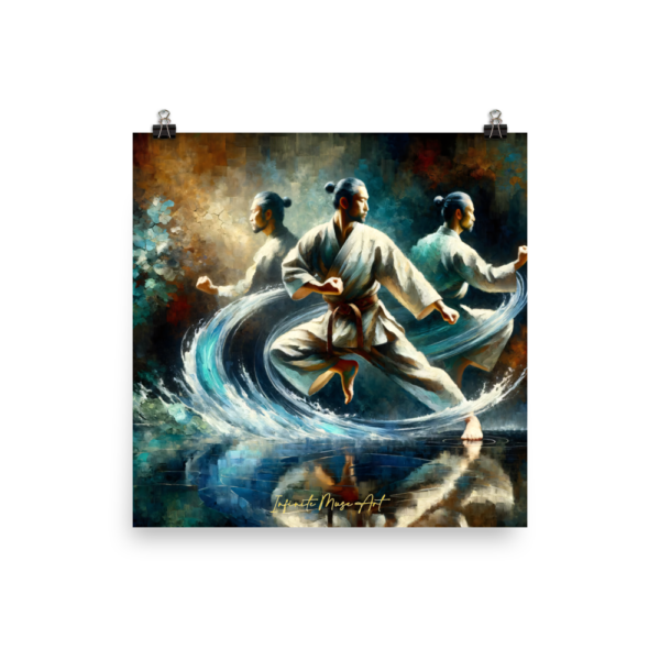 Martial Arts Mastery | 18x18in Japanese Poster-Paper Print | Infinite Combat Arts Collection