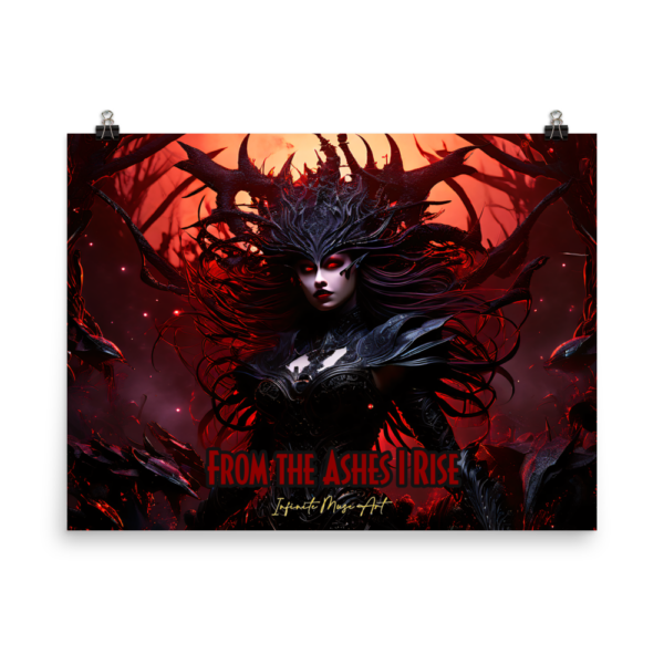 Xalira, Empress of the Infernal Veil – Enhanced Matte Paper Poster (18x24in)