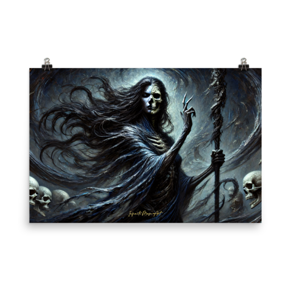 Hel: Sovereign of Shadows – 24x36in Japanese Poster-Paper Print