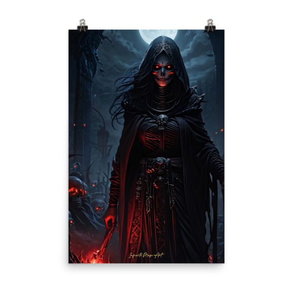 Nyx: Empress of the Abyss – 24x36in Japanese Poster-Paper Print (Gothic Fantasy Art)