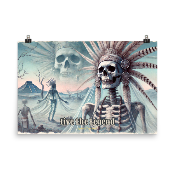 Aztec Emissary of the Underworld - Enhanced Matte Paper Poster