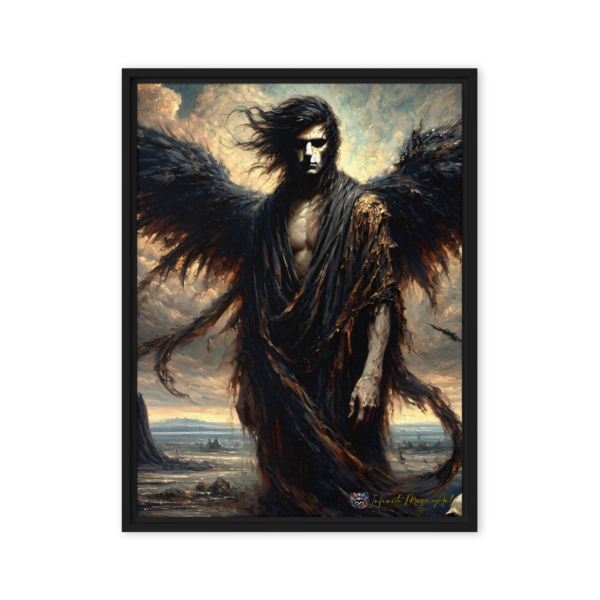 Azrael's Domain - Premium Wood Framed Canvas Print