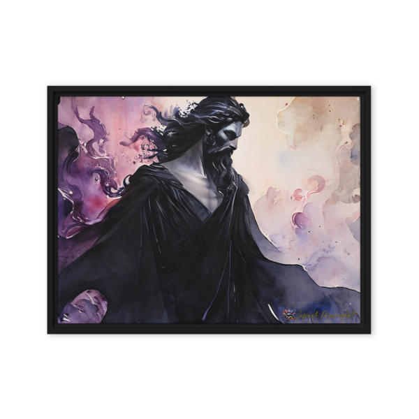 Stygian Abyss Framed Canvas Print