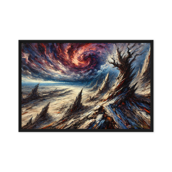 Edge of the Eternal Storm – Limited Edition 24x36in Wood-Framed Canvas Print (1 of 5)