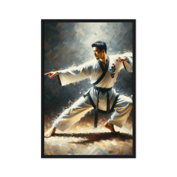 Essence of the Way - Traditional Martial Arts Framed Canvas Print