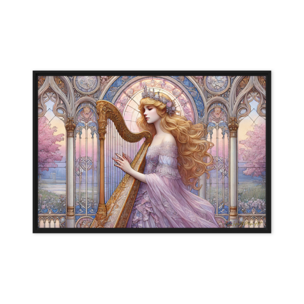 Hymn of the Seraphic Muse - Deluxe Framed Canvas Print