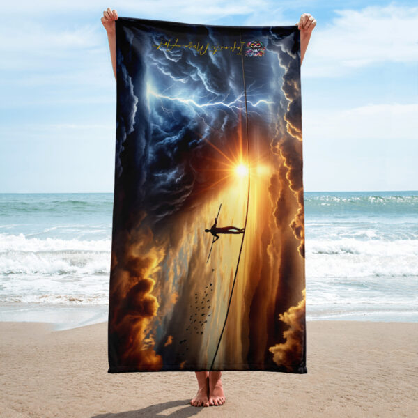 Equilibrium-Amidst-Chaos-Beach-Towel - Image 2